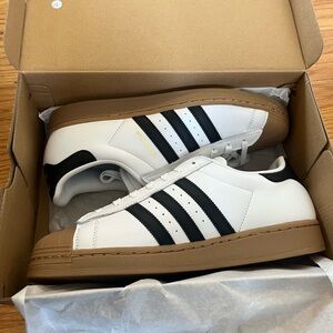 Adidas Superstar ADV - White Black with gum